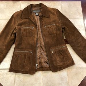 Banana Republic Genuine Leather Jacket Womens 4